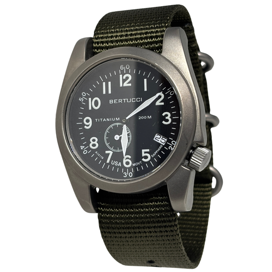 Preowned Bertucci A-11T Americana Field Watch, #13333