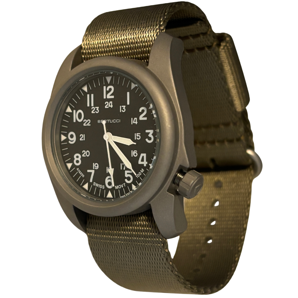 New Bertucci Men's Field Quartz Watch, A-2S Vintage #11501